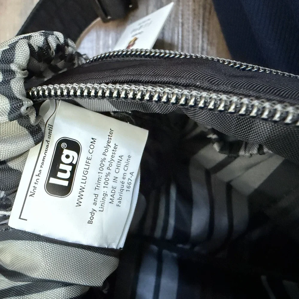 Lug Flare 2 Crossbody Bag Midnight Black Waterproof Unisex for Travel Casual